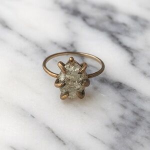 NWOT Free People Gemma Pyrite Ring